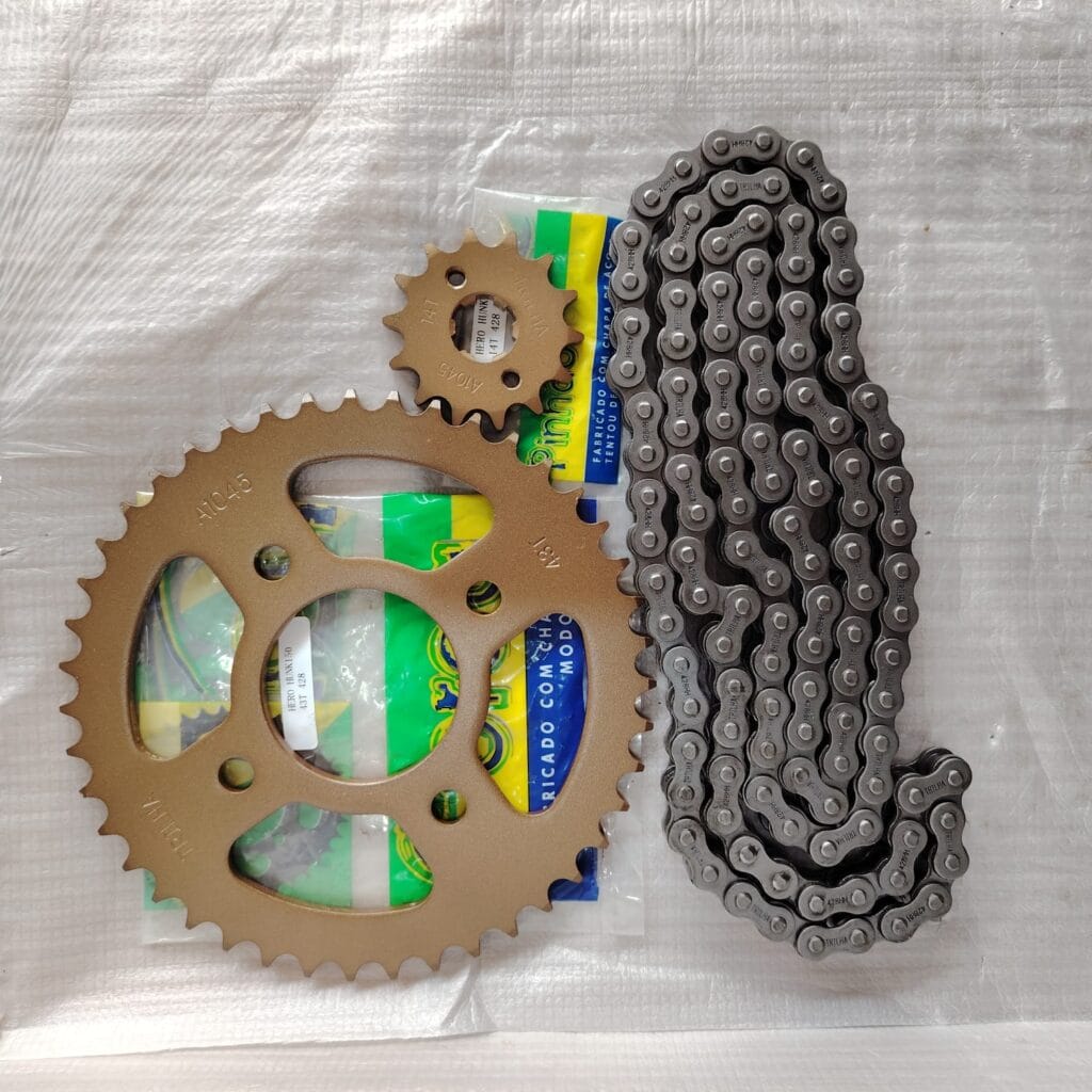 Kit Transmisión Hero Hunk 150 Original (43T/14T)