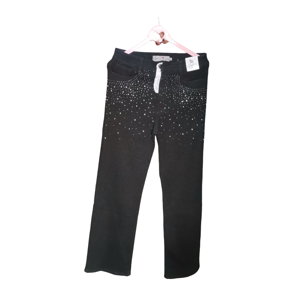 Pantalón con brillos clásico
